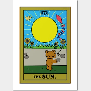 TAROT CARDS | THE SUN. | CAT Posters and Art